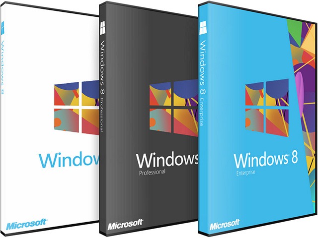Caixas do Windows 8