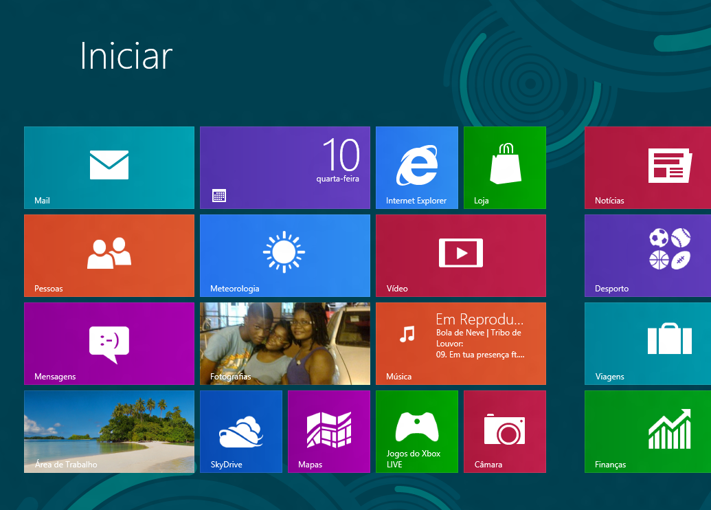 Windows8 Start Menu Screen