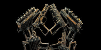 Instrumentos musicais feitos com armas de fogo