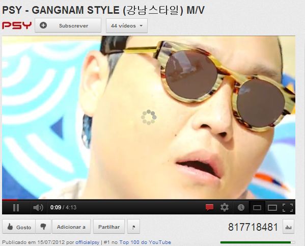 Gangnam Style no menosfios.com