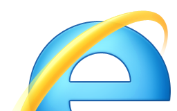 Usa o Internet Explorer, provavelmente está a ser vigiado. Logótipo Internet Explorer