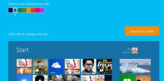 Faça uma capa para o Facebook com a aparência do Windows 8 Aplicativo do Windows 8 para Facebook