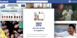 Facebook oferece retrospectiva do ano para usuários daquela rede social… retrospectiva do Facebook...