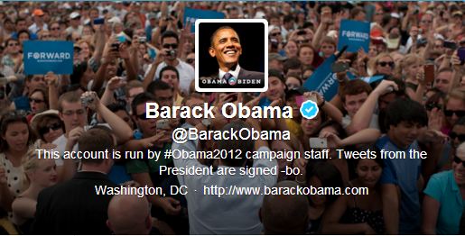 Barack Obama e os seus 25 Milhões de seguidores,,,