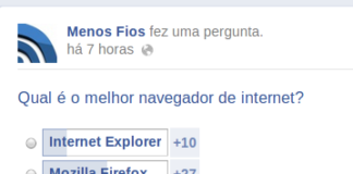 Sondagem: Qual é o melhor navegador de internet?