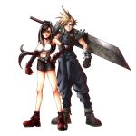cloud-and-tifa Final Fantasy 7
