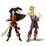 guybrush-and-elaine Monkey Island