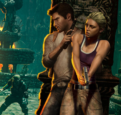 nathan-drake-and-elena Uncharted series - Less Yarn