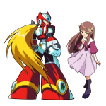 zero-and-iris Mega Man series
