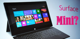 Preparem-se para o “Mini Tablet” da Microsoft Surface Tablet