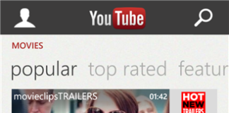 Microsoft cria app YouTube para Windows Phone