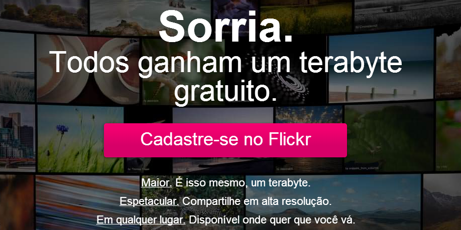 Flickr e seu 1TB