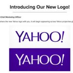 Yahoo new logo