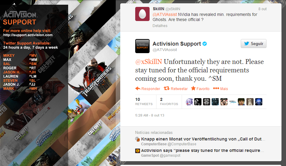 Activision Support