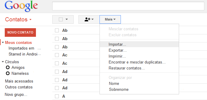 Google Contactos 3