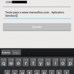 Aplicativo SMS SendOut