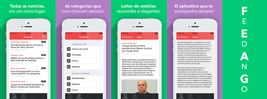 Feedango, notícias de Angola no seu iPhone