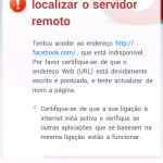 Opera Mini não acede ao Facebook