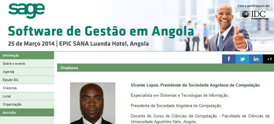 Evento IDC - Sage - Angola