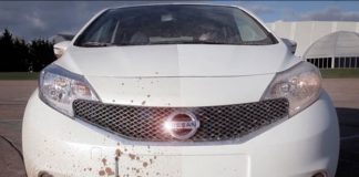 Nissan cria um carro que lava-se automaticamente Nissan e o carro que lava-se automaticamente