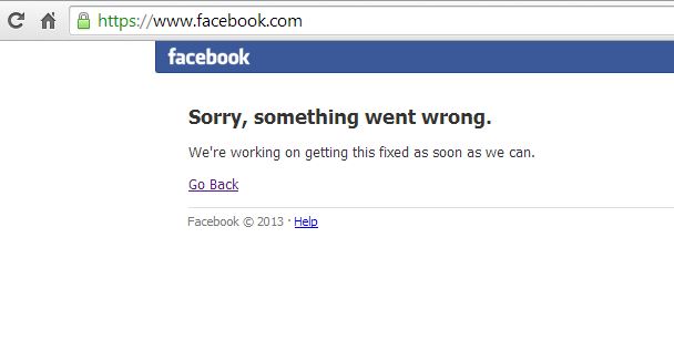Facebook-down