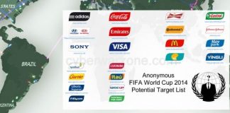 Hackers do Anonymous criam lista de alvos para boicotar copa 2014