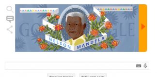 Google homenageia Nelson Mandela Google Mandela