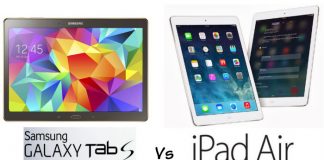 iPad Air Vs Galaxy Tab S, a Samsung sai as ruas para saber qual é o melhor