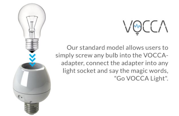 Vocca , adaptador lâmpada inteligente