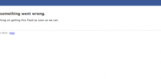 Facebook enfrenta problemas e está indisponível (Actualizado)