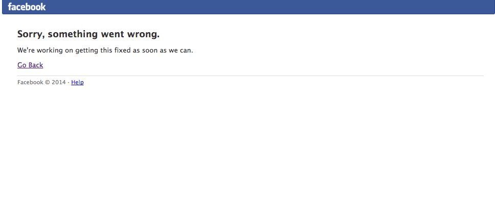 facebook down