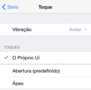 Toque iPhone