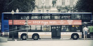 Startup Portuguesa transforma autocarros em pontos de acesso Wi-Fi Autocarro com Wi-Fi
