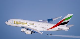 Emirates testa a precisão do maior avião de passageiros da actualidade