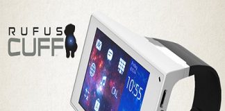 Rufus Cuff o Tablet para o Pulso