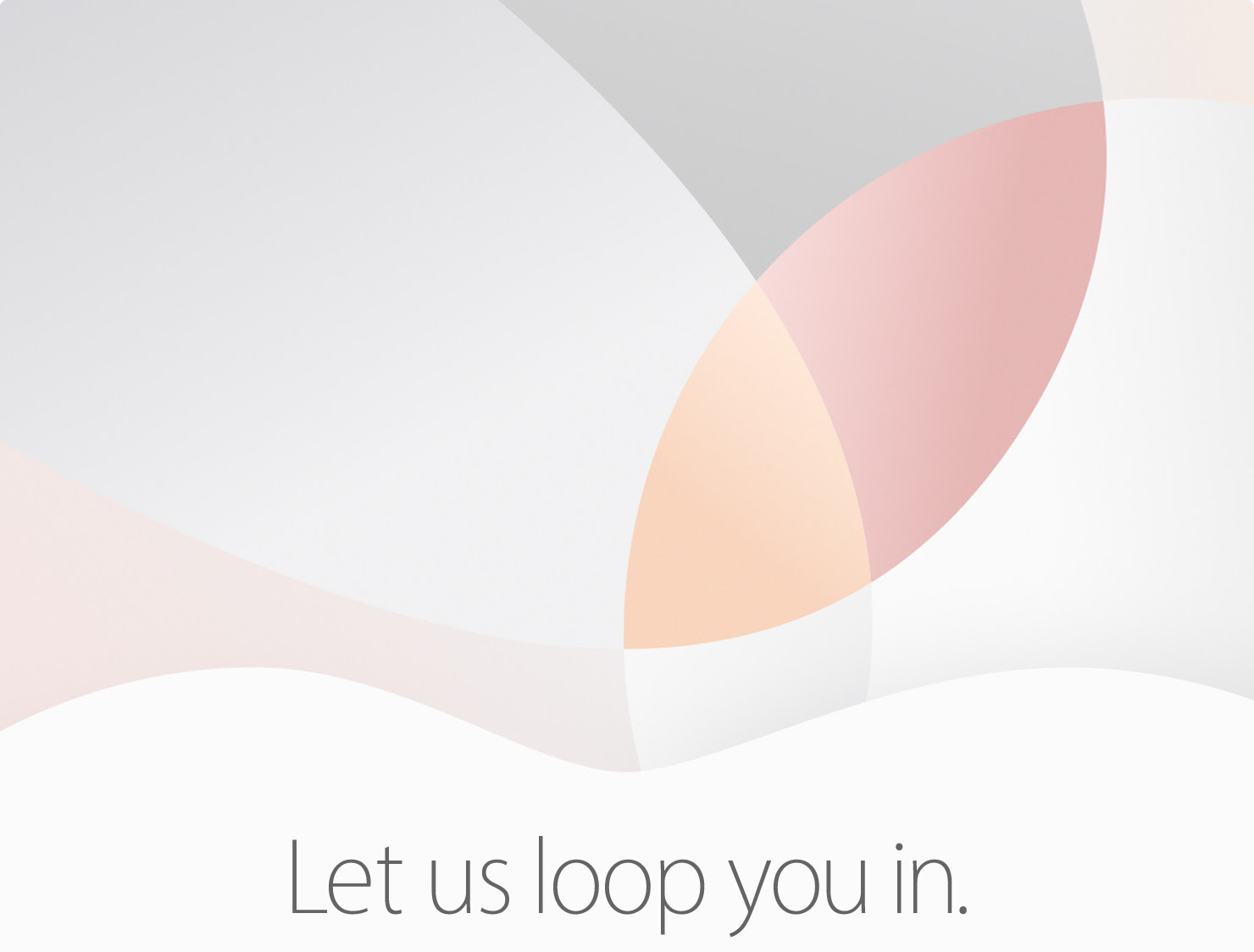 Apple invitation