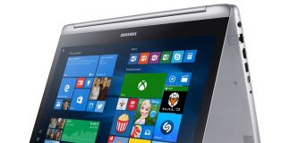 Samsung Notebook 7 Spin com Windows 10