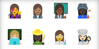 Varios Emojis da Google para as mulheres no trabalho foram aprovados