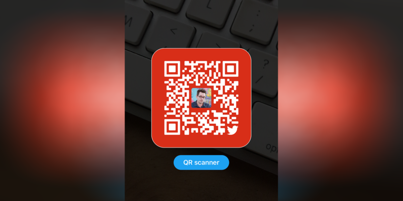 QR code twitter