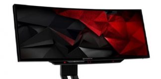 Acer anunciou o seu primeiro monitor para 2017- Predator Z301CT