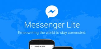 Facebook Messenger Lite foi expandido para mais 132 países