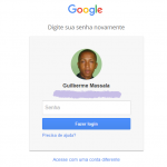 Login actual da Google – Menos Fios