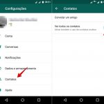 Saiba como resolver o problema de contactos no Whatsapp