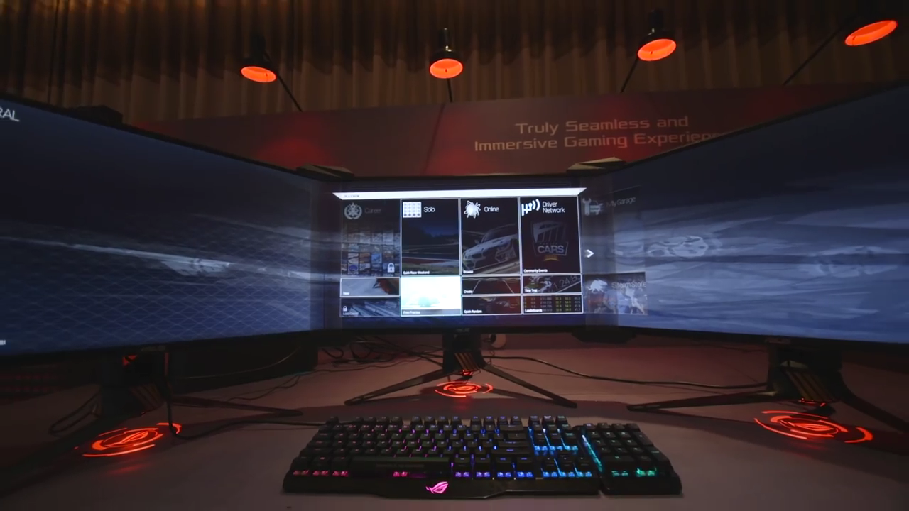 Asus ROG releases 'Bezel-free' kit for monitors at CES 2018; uses