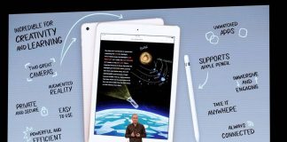Apple lança um novo iPad com foco para estudantes