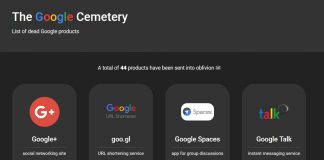 Falhanços da Google reunidos em “cemitério virtual”
