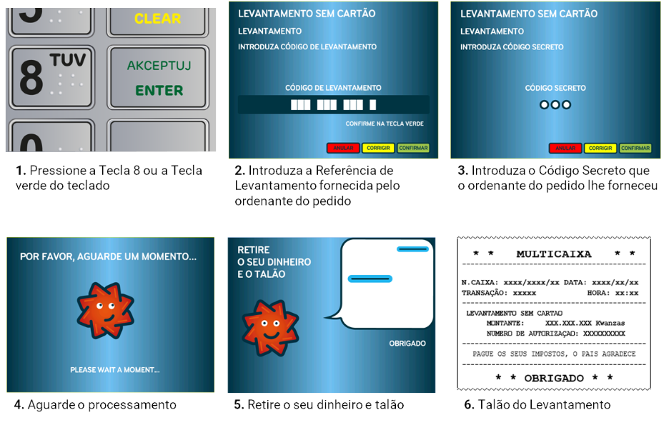 levantar sem cartão