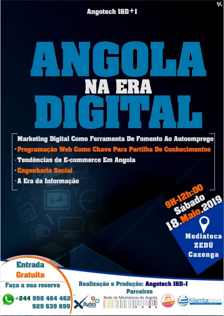 Fórum “Angola na era digital”, 18 de Maio na mediateca do Cazenga