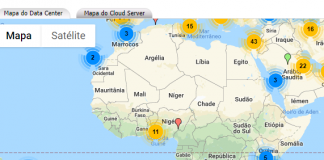 Onde é que os dados do continente Africano são armazenados e processados?