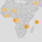 Imagem 1.0 – Países afectados pelo corte nos cabos submarinos